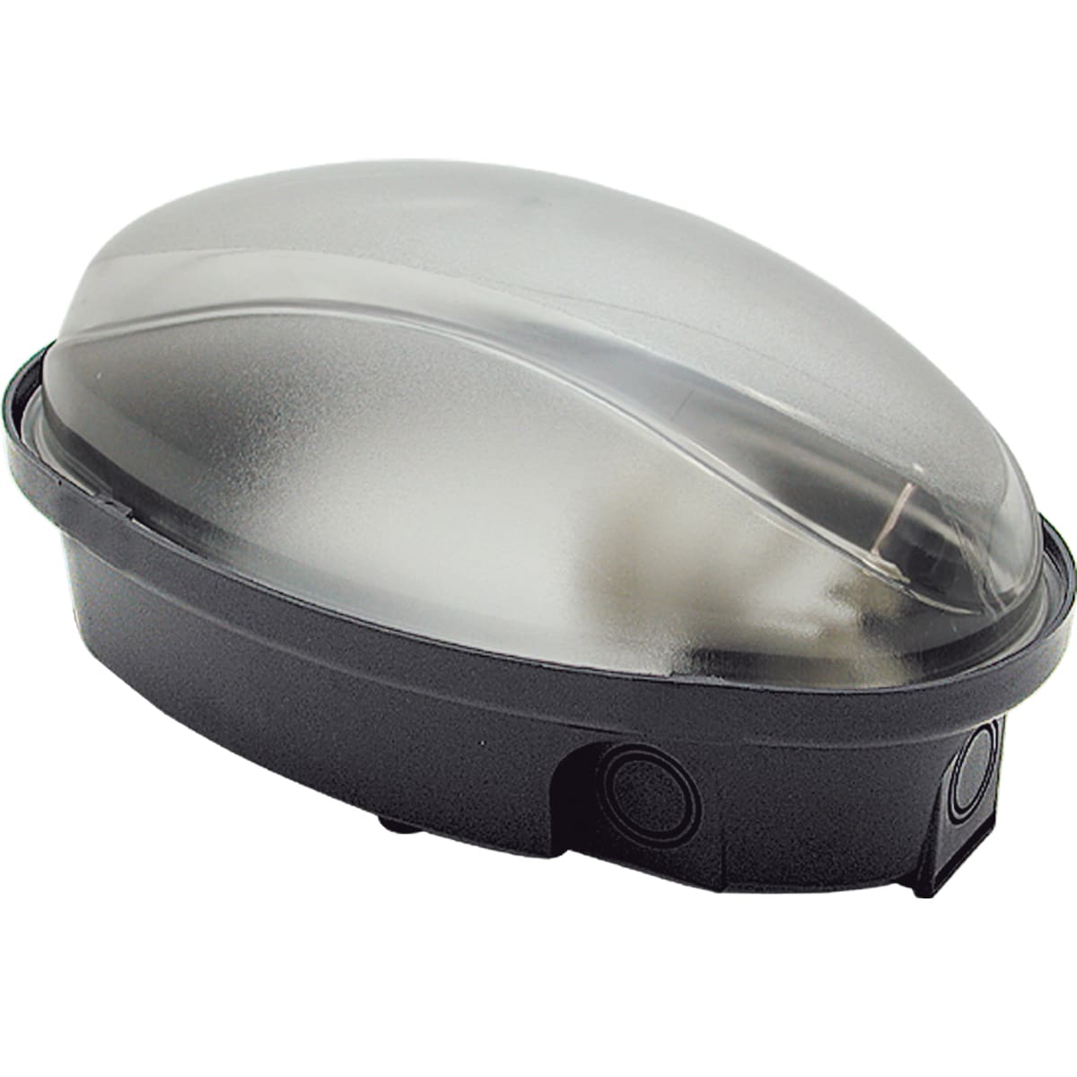 FANTON SPA - FME62721 PLAF.MIDI OVALE IP65-60W-E27 NE