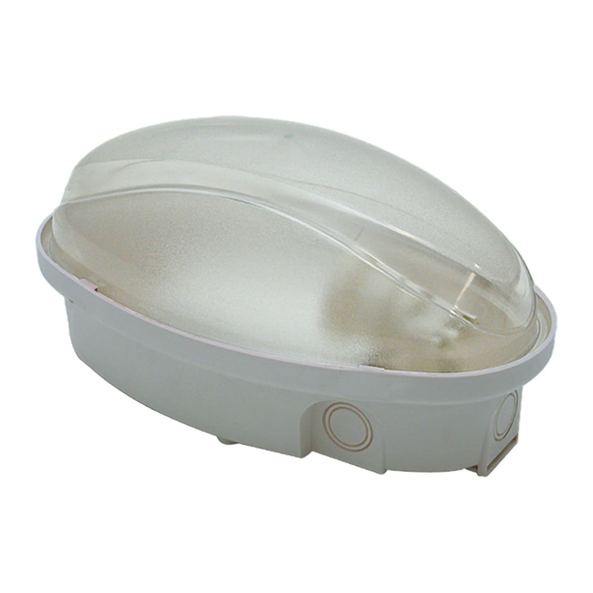 FANTON SPA - FME62722 PLAF.MIDI OVALE IP65-60W-E27 GR