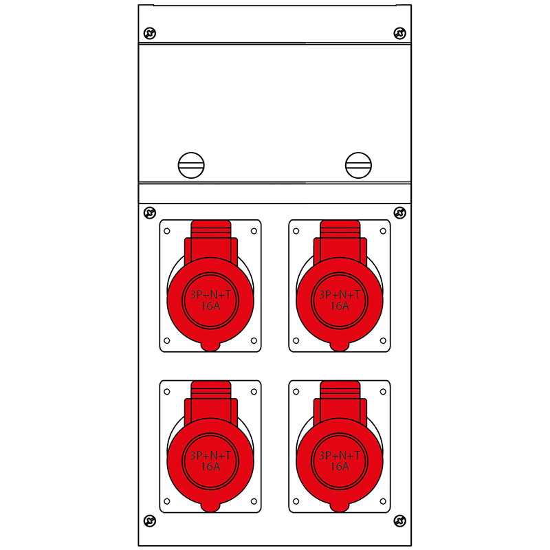 SCAME PARRE S.P.A. - SCA630.4006-188 QUADRO DISTR. PORTATILE BLOCK4