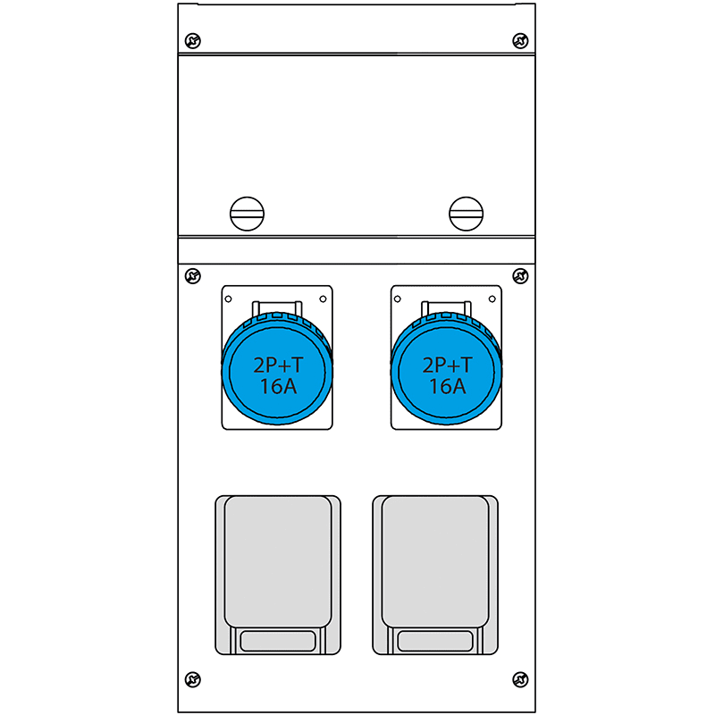 SCAME PARRE S.P.A. - SCA630.4506-002 BLOCK4-2 DOMOPLUS (1BIV+1PLURISTANDARD)