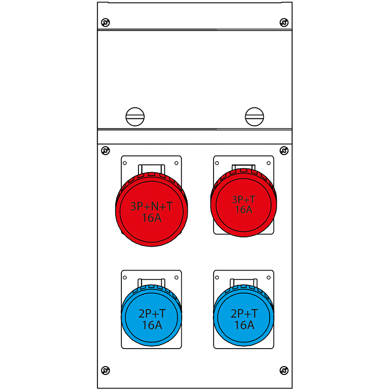 SCAME PARRE S.P.A. - SCA630.4506-714 QUADRO DISTR. PORTATILE BLOCK4