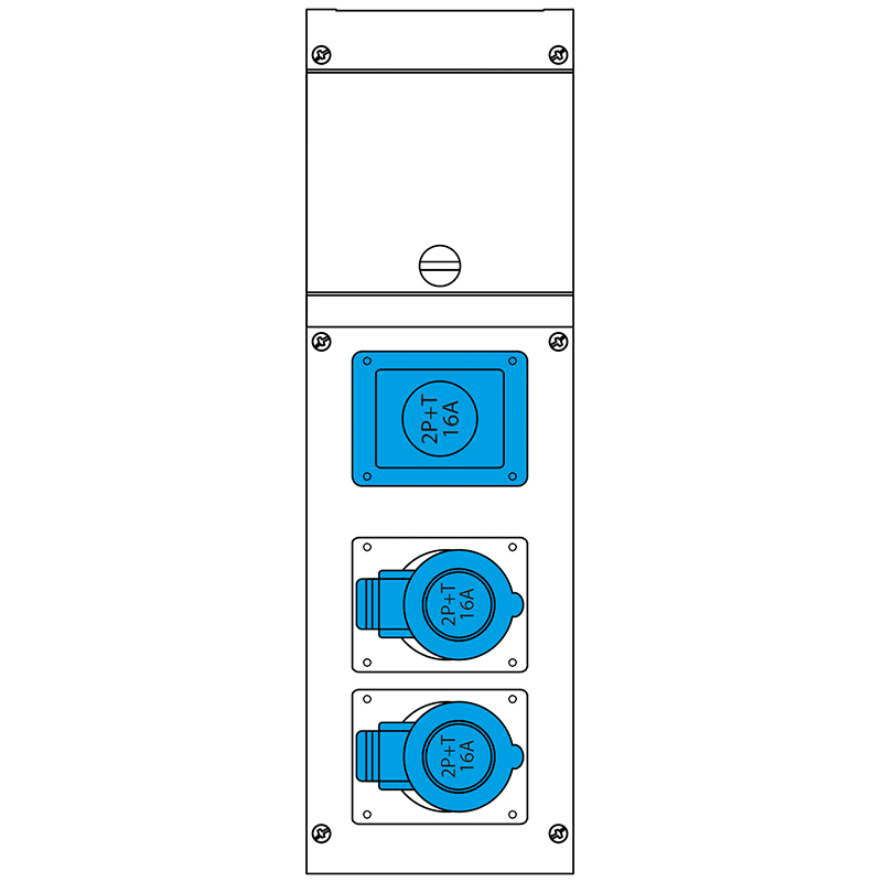 SCAME PARRE S.P.A. - SCA632.3000-056 QUADRO DISTR. DA PARETE BLOCK3