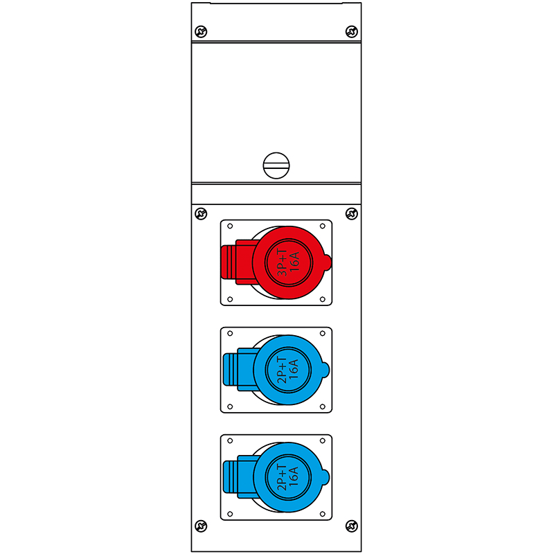 SCAME PARRE S.P.A. - SCA632.3000-059 QUADRO DISTR. DA PARETE BLOCK3