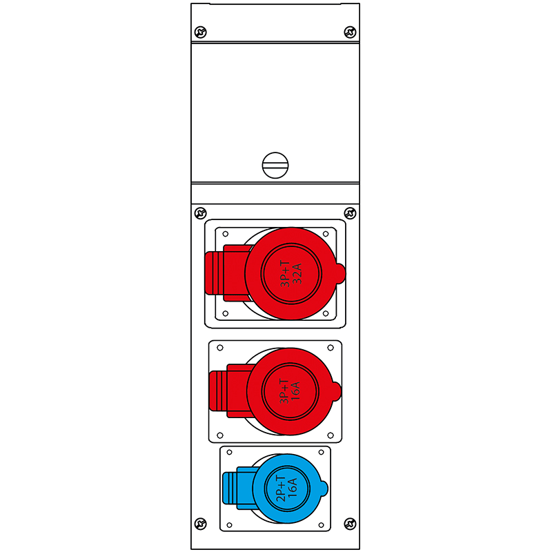 SCAME PARRE S.P.A. - SCA632.3006-324 QUADRO DISTR. DA PARETE BLOCK3