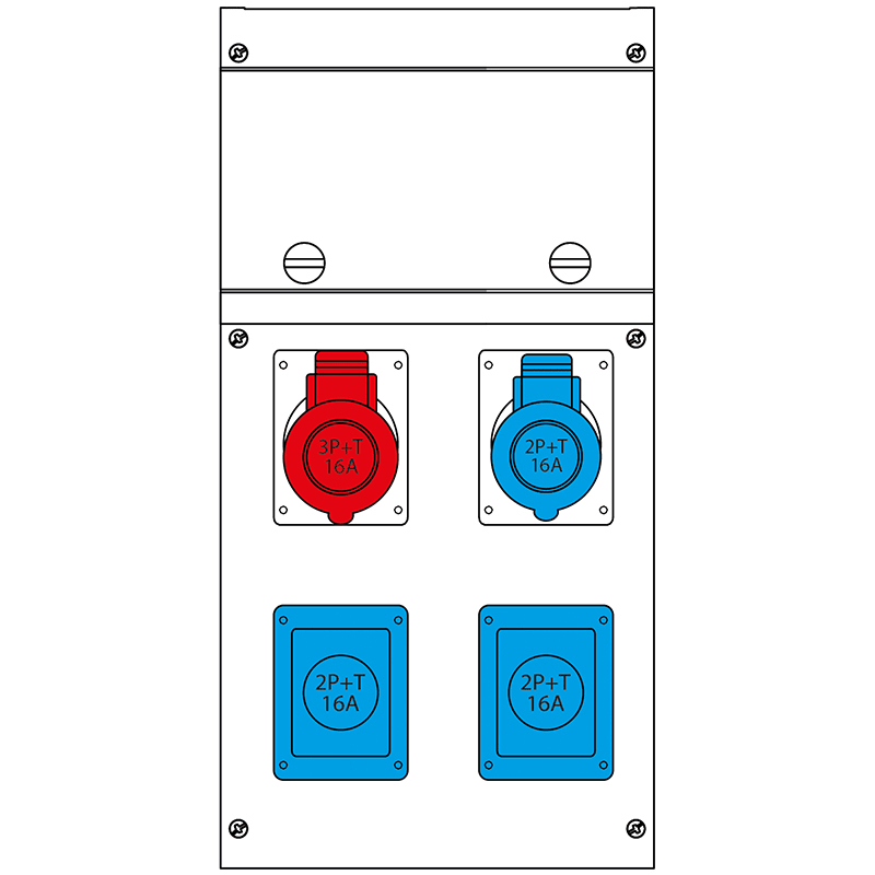 SCAME PARRE S.P.A. - SCA632.4005-001 QUADRO DISTR. DA PARETE BLOCK4
