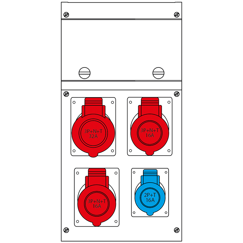 SCAME PARRE S.P.A. - SCA630.4006-329 QUADRO DISTR. PORTATILE BLOCK4