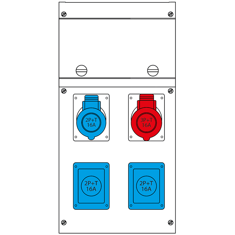 SCAME PARRE SPA SCA632.4000-342 QUADRO DISTR. DA PARETE BLOCK4