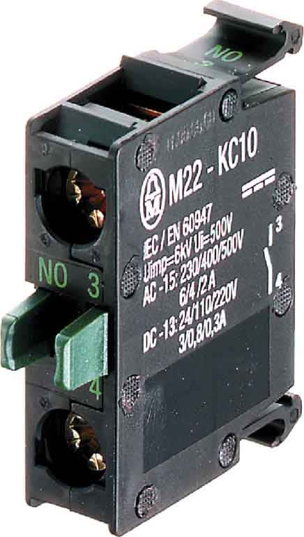 EATON MANIFACTURING - EAO216380 M22-KC10 CONTATTO NA VITE PER CUSTODIA