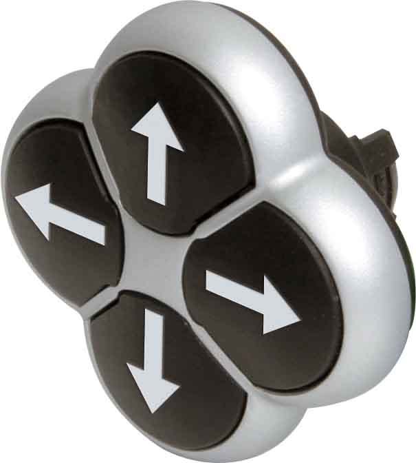 EATON MANIFACTURING - EAO279411 M22-D4-S PULSANTE QUADRUPLO TASTI NERI