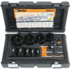 BM SPA - BMM004500310 Assortimento di seghe a tazza con accessori per installatori in cassetta di plastica antiurto