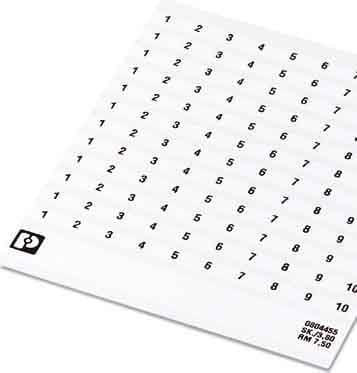 PHOENIX CONTACT - PHC0804455 SK 7,5/3,8:FORTL.ZAHLEN SIGLATURA