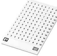 PHOENIX CONTACT - PHC0803906 SK U/3,8 WH:UNBEDRUCKT SCHEDA DI SIGLATU