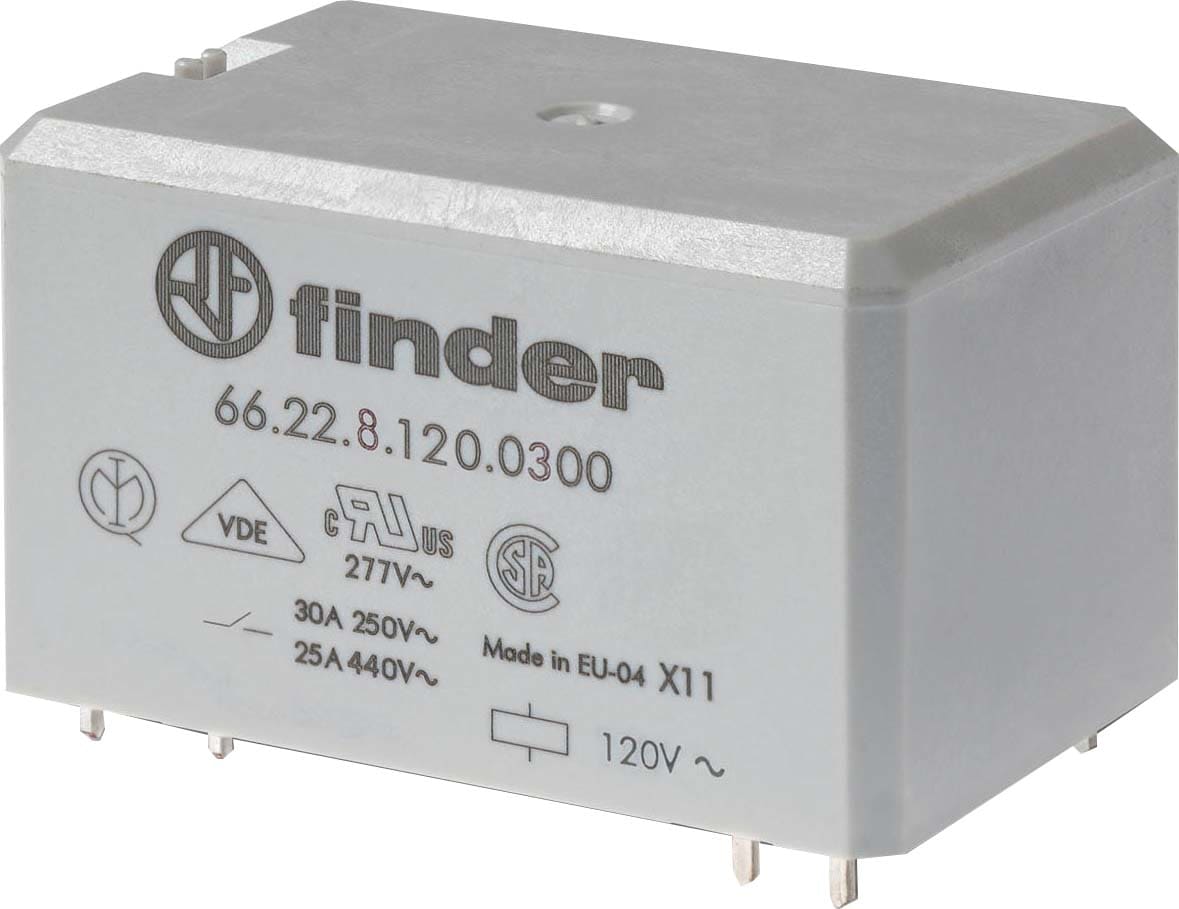 FINDER S.P.A. - FIN662290120300 RELE DI POTENZA C.S. 2 CONTATTI 30A