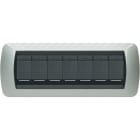 BTICINO - BTIL4807AL LIVING INT - PLACCA 7 POSTI ALLUMINIO