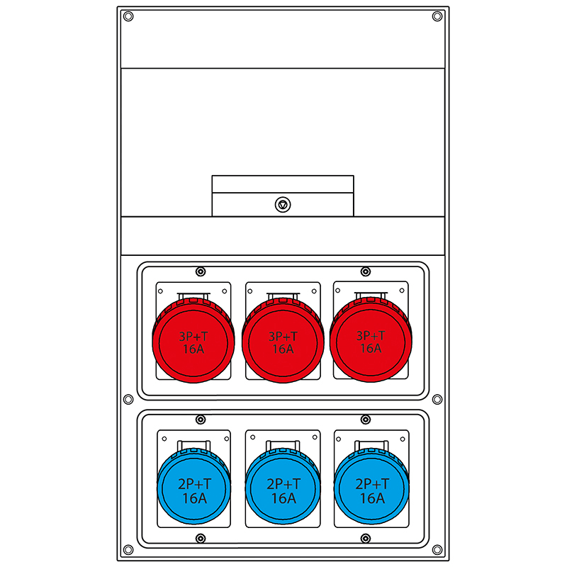 SCAME PARRE S.P.A. - SCA670.6566-137 QUADRO DISTRIBUZIONE DOMINO 550 IP66