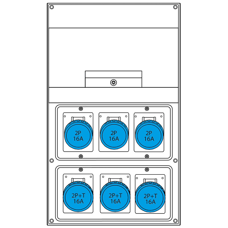 SCAME PARRE S.P.A. - SCA670.6569-149 QUADRO DISTRIBUZIONE DOMINO 550 IP66