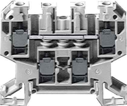 SIEMENS - SIE8WA10116DG11 MORSETTO DOPPIO 4MMQ 1 POLO