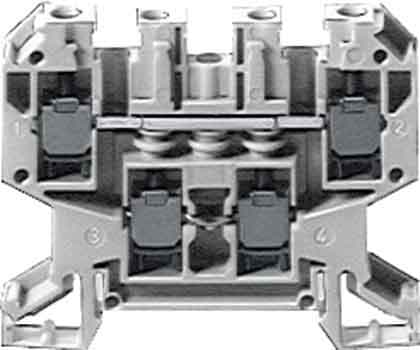 SIEMENS - SIE8WA10116DG11 MORSETTO DOPPIO 4MMQ 1 POLO