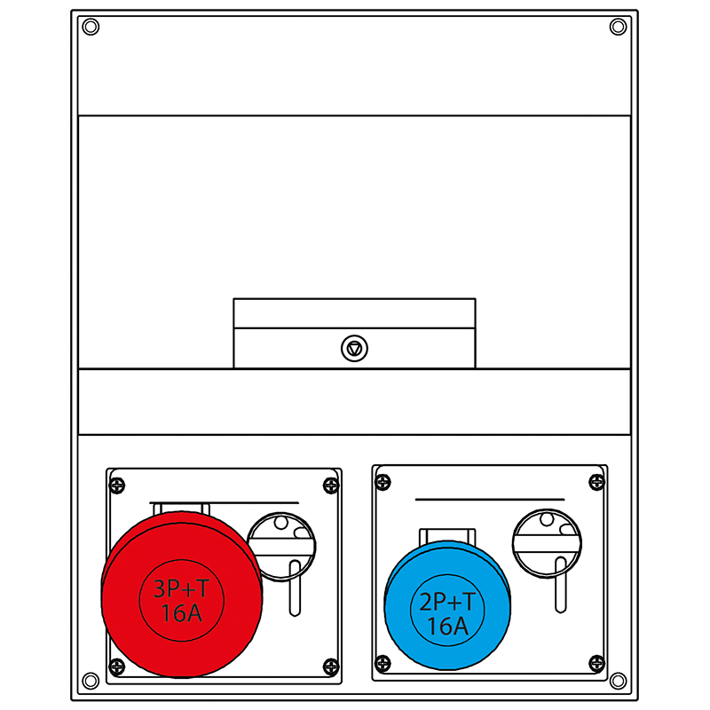 SCAME PARRE S.P.A. - SCA671.3020-75 QUADRO DISTRIBUZIONE DOMINO 400 IP44