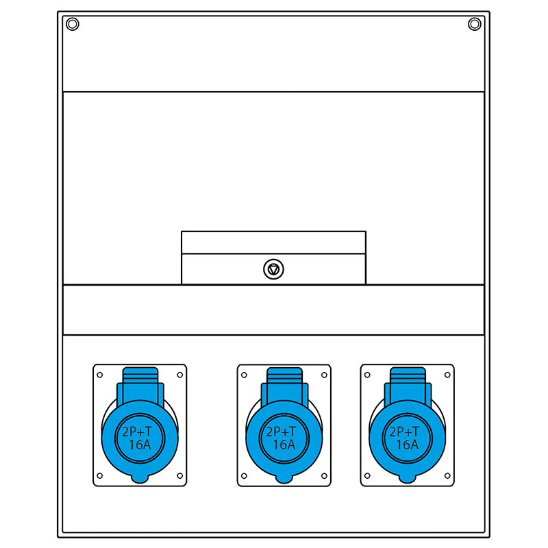 SCAME PARRE SPA SCA671.3030-97 QUADRO DISTRIBUZIONE DOMINO 400 IP44