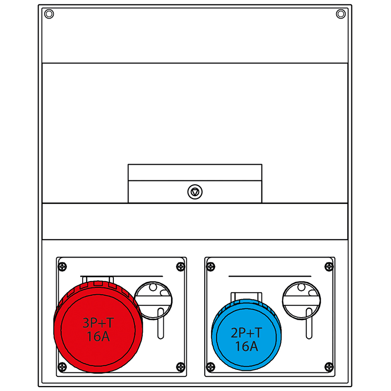 SCAME PARRE S.P.A. - SCA671.3520-75 QUADRO DISTRIBUZIONE DOMINO 400 IP66