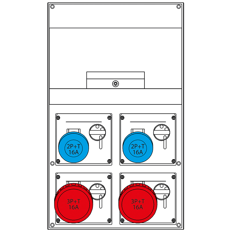 SCAME PARRE S.P.A. - SCA671.6040-03 QUADRO DISTRIBUZIONE DOMINO 550 IP44
