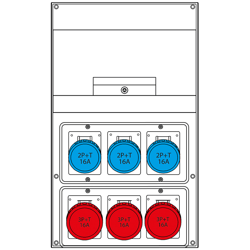 SCAME PARRE S.P.A. - SCA671.6565-117 QUADRO DISTRIBUZIONE DOMINO 550 IP66