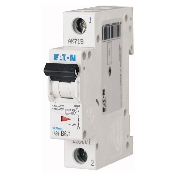 EATON MANIFACTURING - EAO177488 FAZ6-D4/1 INT. MT 6KA 1P D 4A