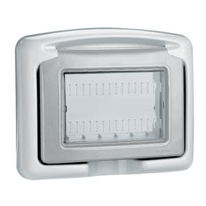 BTICINO (LEGRAND) - LEG680632 PLEXO VELA - PLACCA IP55 3M BIANCA