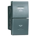 LEGRAND - LEG682745 VELA SCURA - 2 PULSANTI NO INTERBLOCCATI