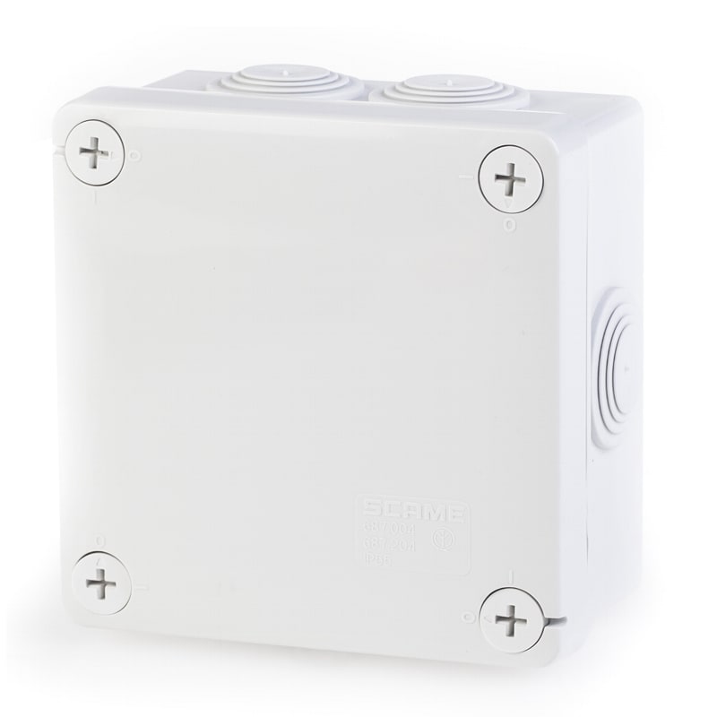 SCAME PARRE S.P.A. - SCA688.004 SCATOLA DER.100X100 C/PAS.IP55 CUBIK 960
