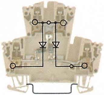 WEIDMULLER WEI8014670000 WDK 2.5 2D 1.A