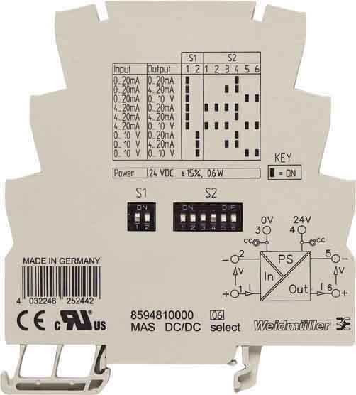 WEIDMULLER - WEI8594810000 MAS DC/DC SELECT