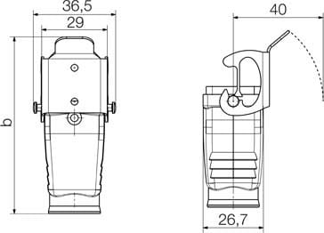 WEIDMULLER WEI1788540000 HDC 07A KOLU 1M20G