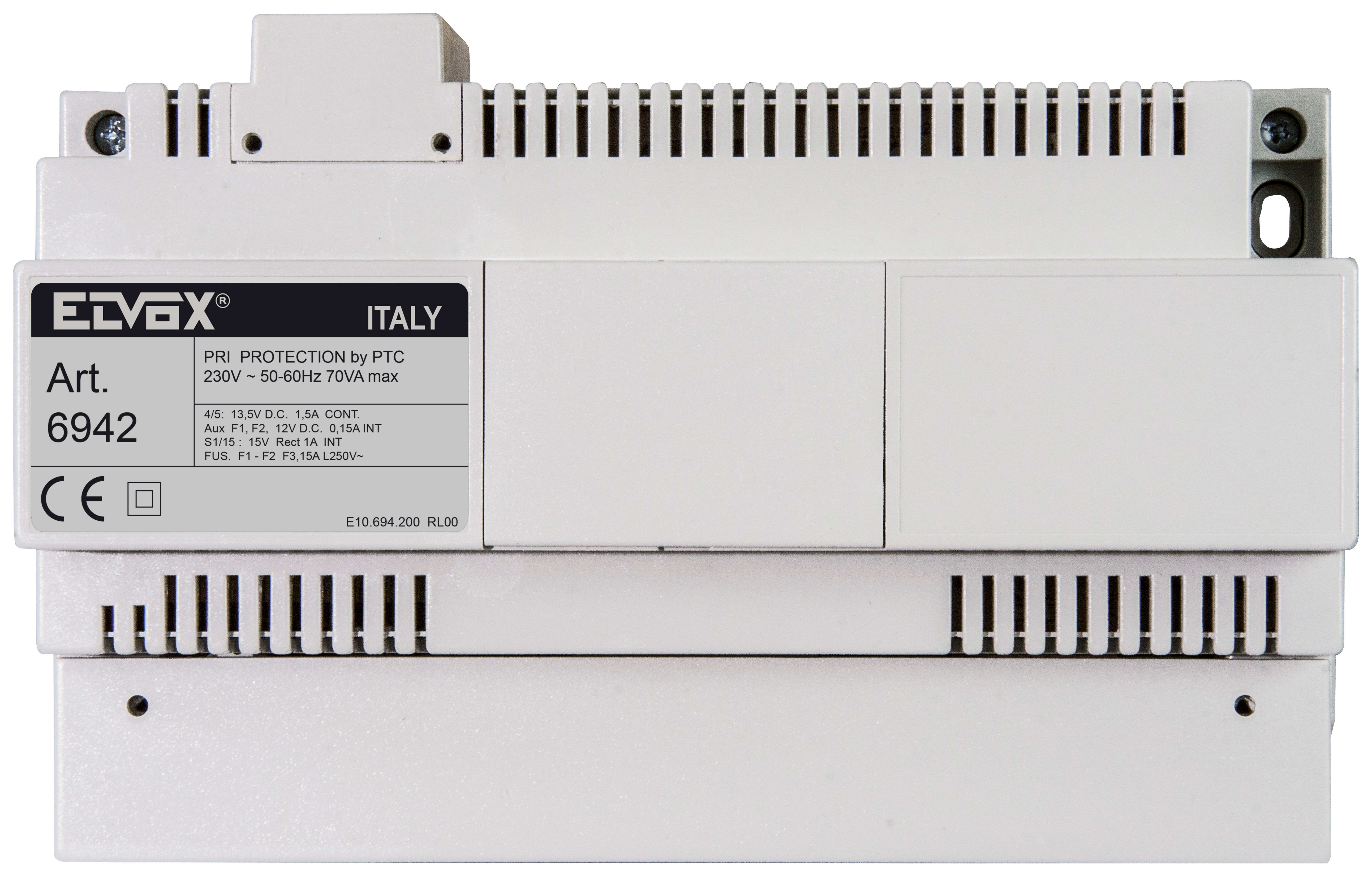 VIMAR S.P.A. - VIW6942 ALIMENTATORE CITOFONIA DIGIBUS 230V
