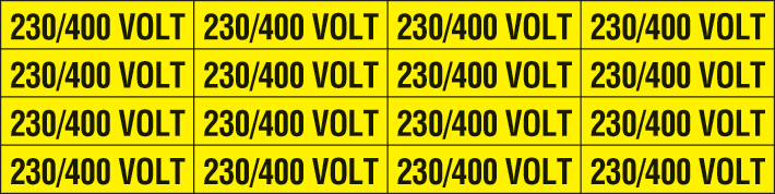 OCMEI SRL OCM6ET2344 CF.10F ETICH. TENS. 230/400V 60X15 (16 X