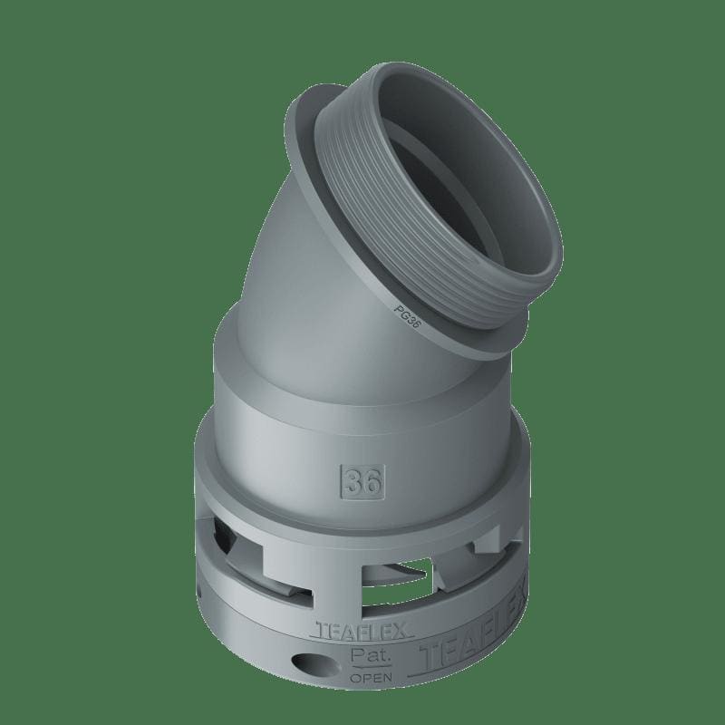 TEAFLEX TEA6GBF36P36 CURVA 45?IP66 BF36 PG36 GRIGI
