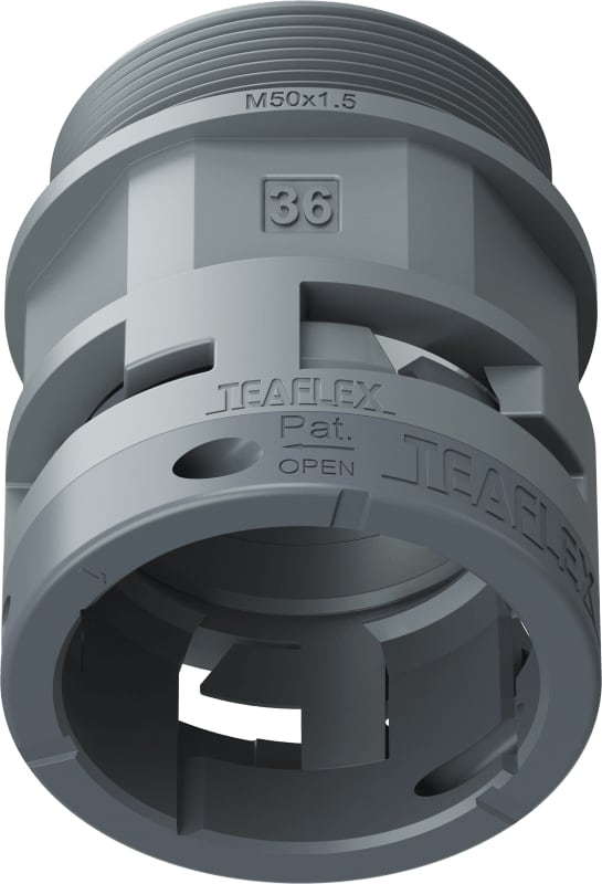 TEAFLEX TEA6GSM36M50 RACC.GRIGIO IP66 SM36 M50X1,5