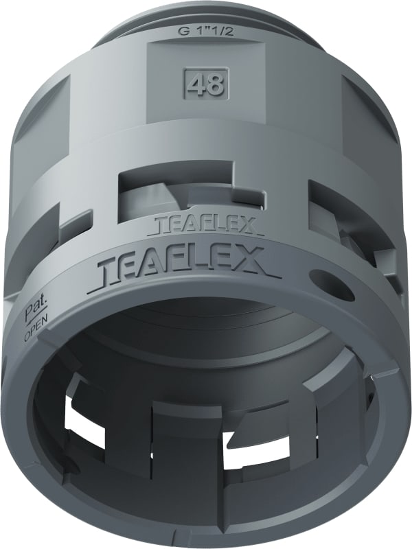 TEAFLEX - TEA6GSM48G07 RACC.GRIGIO IP66 SM48 GAS1 1/2