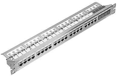 PANDUIT - PANCP48WSBLY PATCHPANEL,48PT,W/LABL,BL,EA
