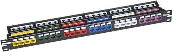 PANDUIT - PANCP24WSBLY PANNELLO METALLICO 24PORTE 1RU BARRA SUP