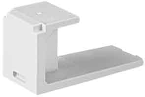 PANDUIT - PANCMBWH-X BLANK MODULE, 1 PORT,WH,PK10