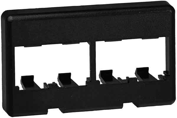 PANDUIT - PANCFFP4BL FURNITUREFACEPLATE,2PT,BL,EA