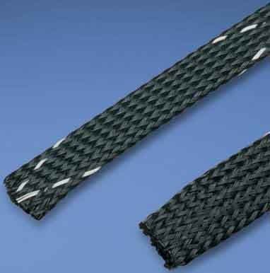 PANDUIT - PANSE50PFR-CR0 BRAIDED SLEEVE, FR, .50 X100 ,BLK,1RL