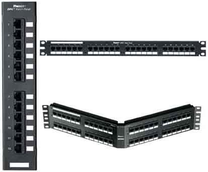 PANDUIT - PANDP485E88TGY PCHDOWNPTCHPNL,CAT5E,FLAT,48PT,2RU,EA