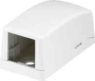 PANDUIT - PANCBX1IW-A SURFACEMOUNTBOX,1PT,IW,EA