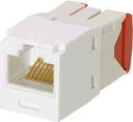PANDUIT - PANCJ5E88TGAW PRESA MINICOM RJ45 UTP CAT 5E BIANCA