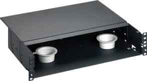 PANDUIT - PANFMT2 RACKMOUNTFIBERTRAY,2RU,EA