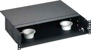 PANDUIT - PANFMT2 RACKMOUNTFIBERTRAY,2RU,EA