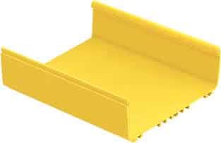 PANDUIT - PANFR12X4YL2 FIBERRUNNER,CHANNEL,12X4,YL,2M